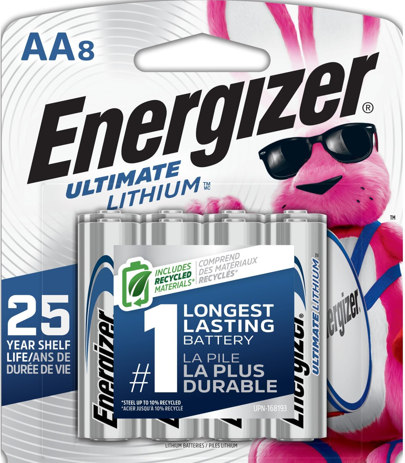 Energizer Ultimate Lithium AA Batteries (8 Pack), 1.5V Lithium Double A Batteries - Image 9
